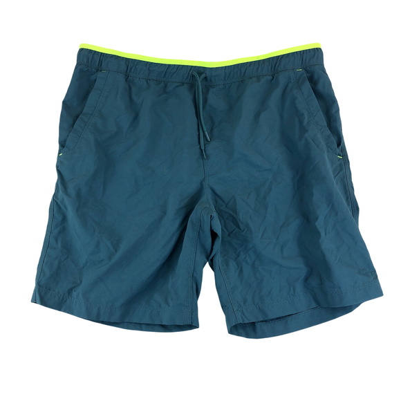 The North Face Adventure Shorts Mens Large Teal Green Neon‎ Hiking Camping GORP - Picture 1 of 8